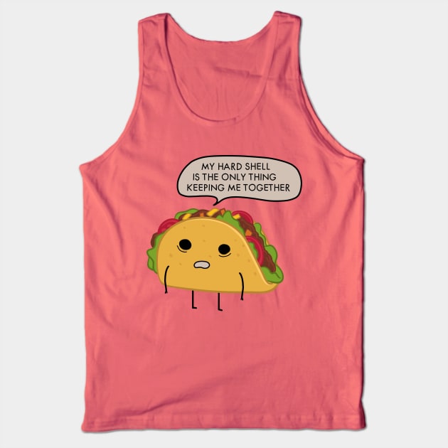 Taco hard shell soft core Tank Top by Quentin1984